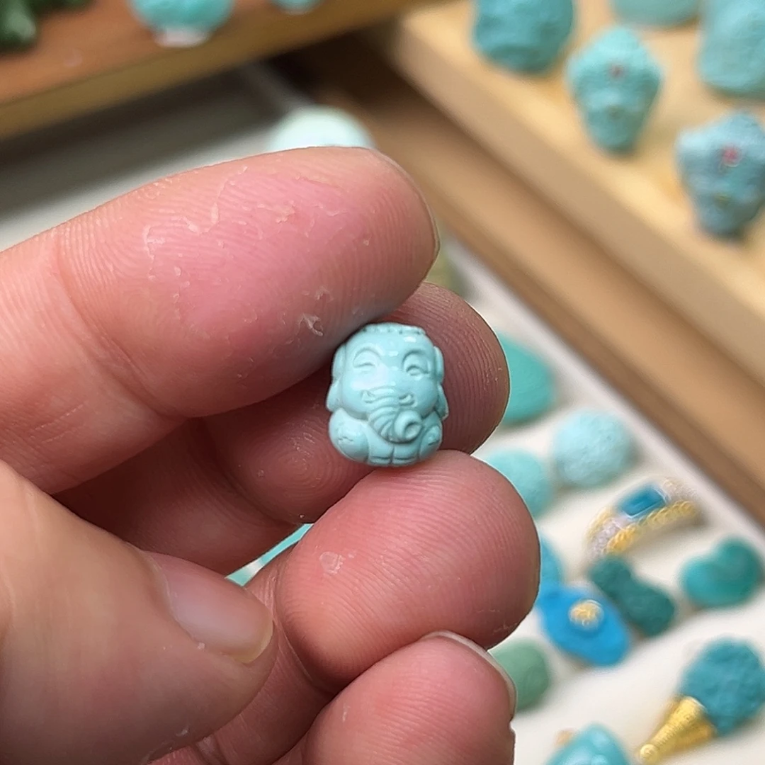 绿松石未镶嵌配饰