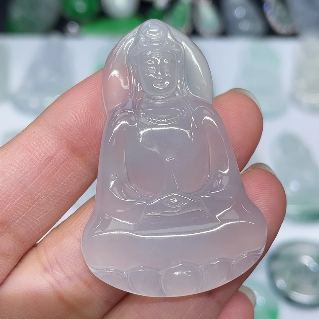 颈饰未镶嵌翡翠素衣