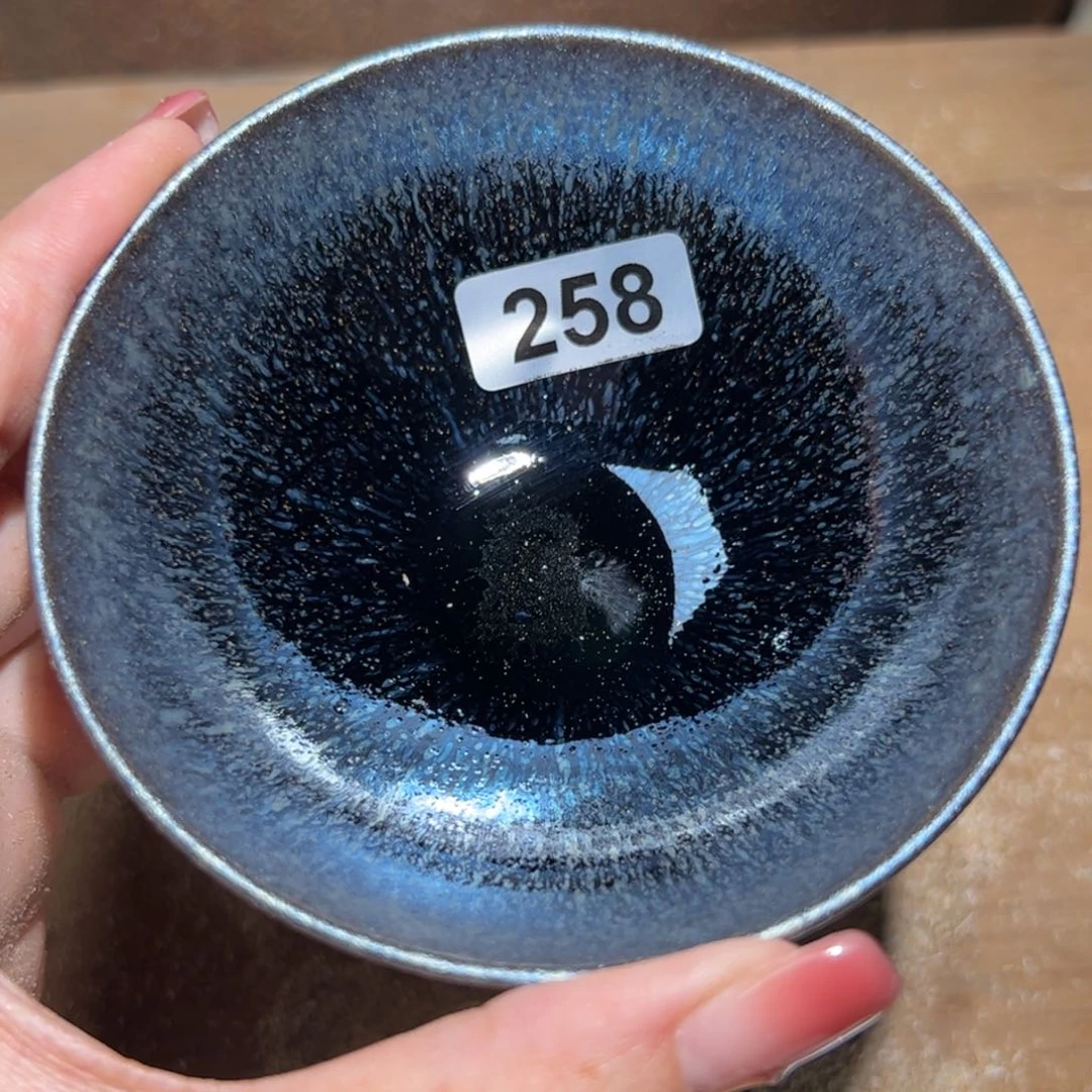 在***茶茶盏全手工原矿原釉建盏