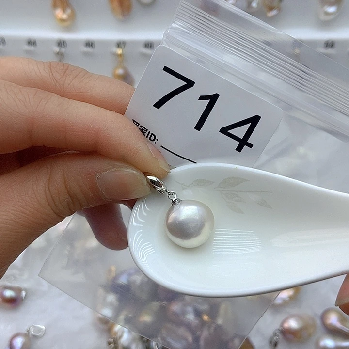 淡水珍珠颈饰银S925镶嵌