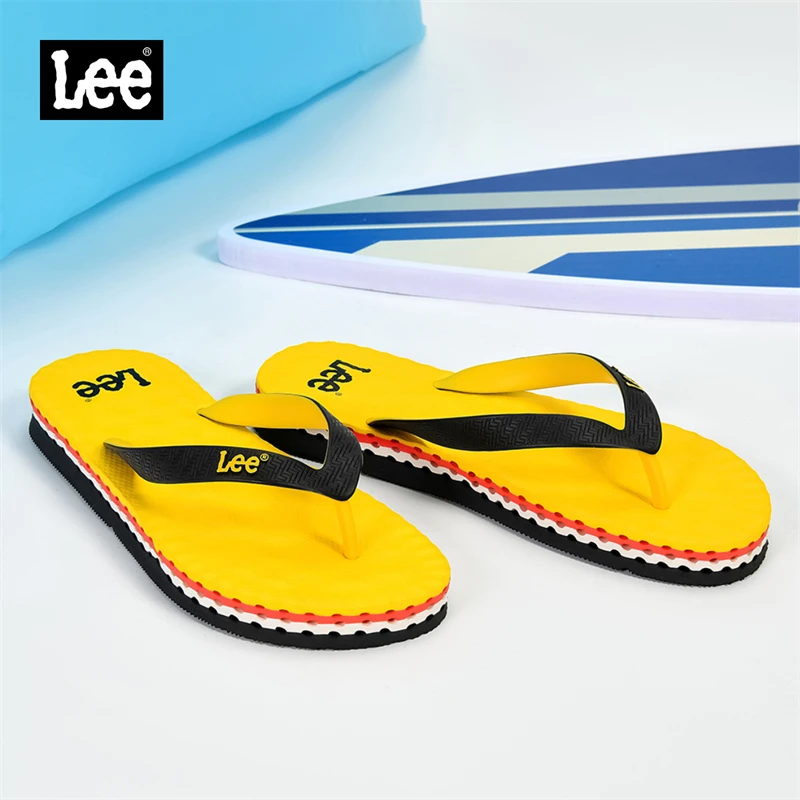 Lee官方人字拖鞋男士新款夏季外穿防滑凉拖潮流休闲夹脚沙滩凉鞋