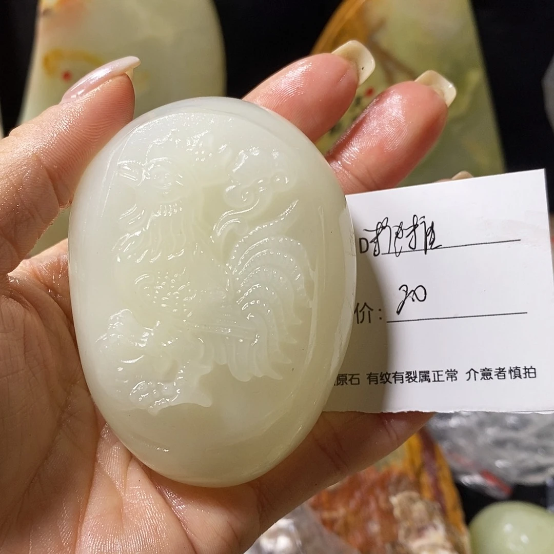 石材糖***?古青石手把件