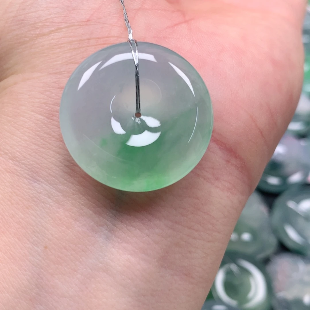 颈饰未镶嵌翡翠天然翡翠