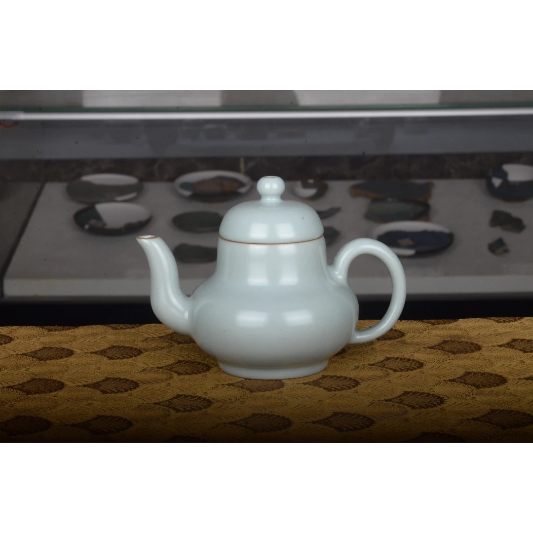 ZTQ慕古.天青思亭壶 约150ml 陶瓷