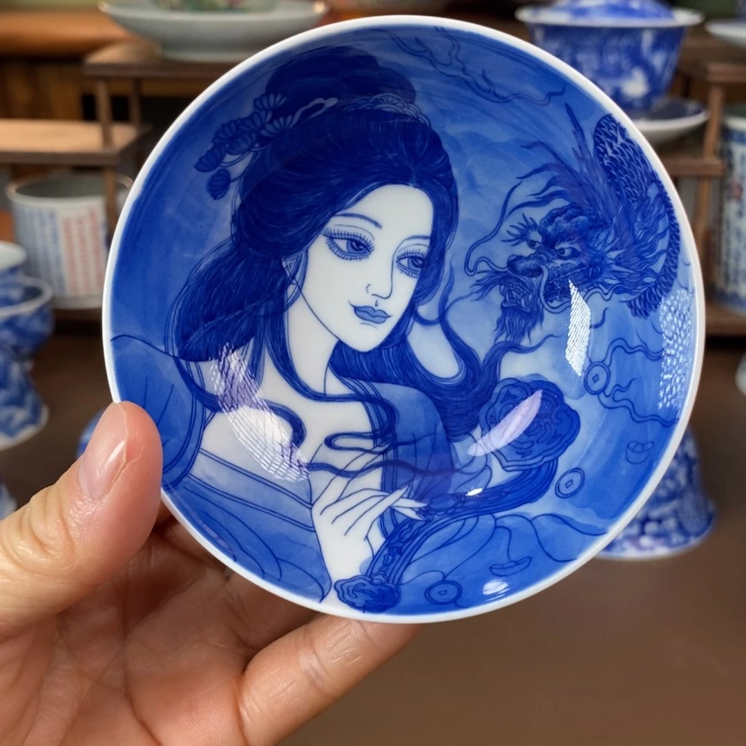 景德镇陶瓷手工手绘