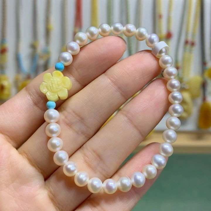 手链蜜蜡未镶嵌5.5mm