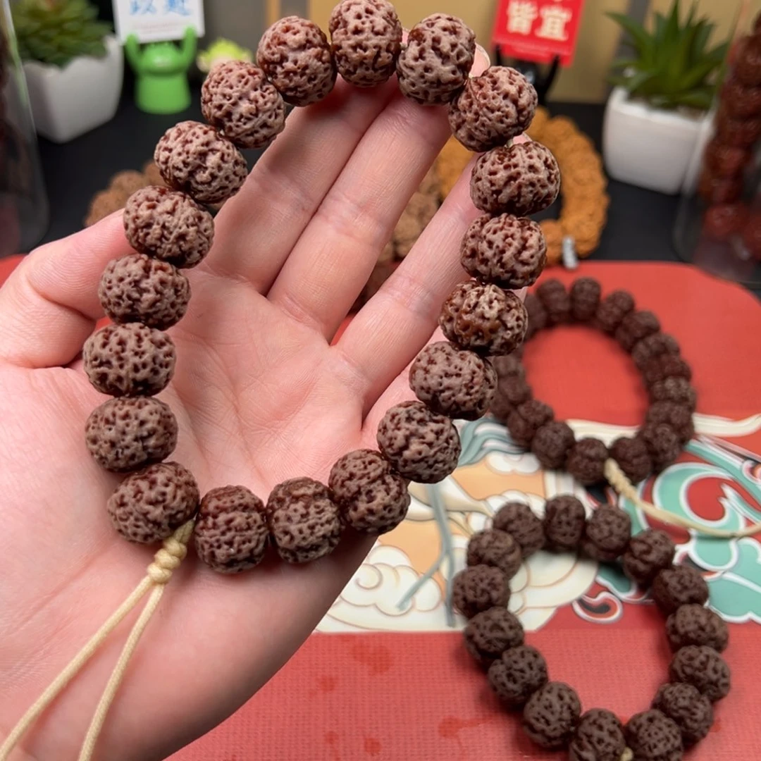 金刚菩提手串Z19尺寸蜂窝梅花超头定制款