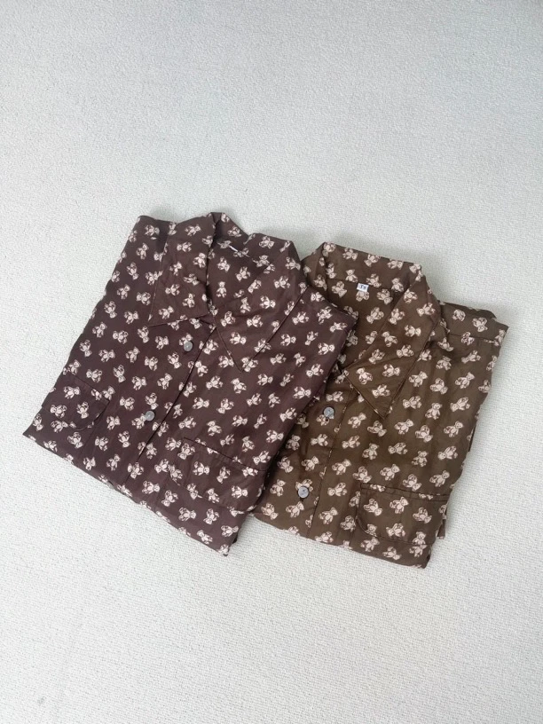 拾畞真丝桑蚕丝夏季透气衬衣半裙连衣裙裤子（欧若风）