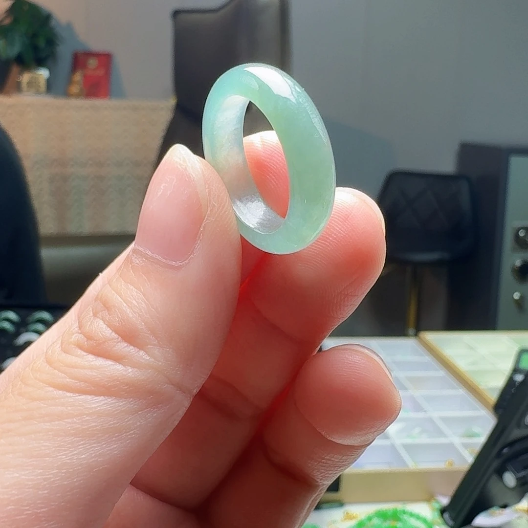 翡翠戒指未镶嵌多样性发货其一