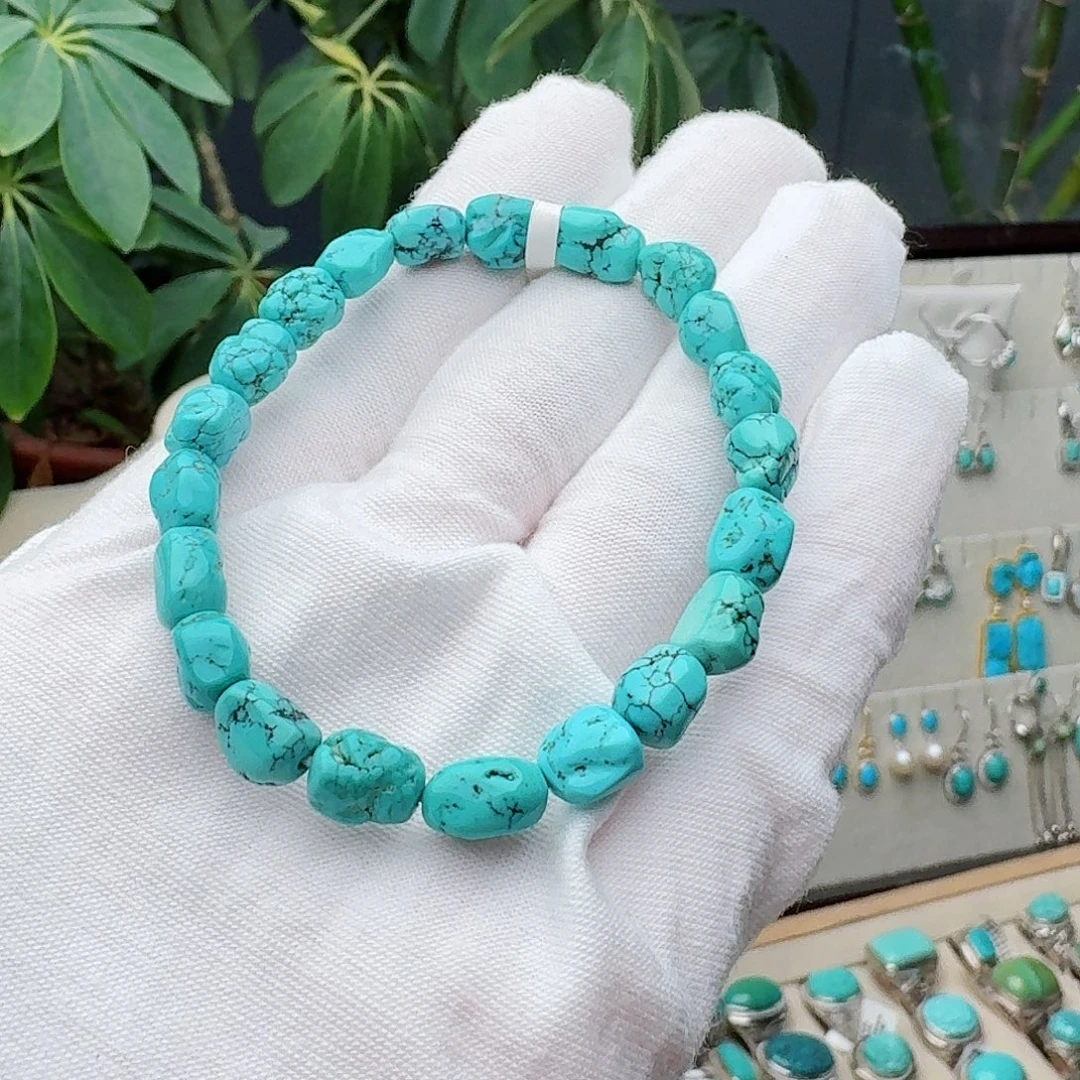 绿松石未镶嵌手链手串