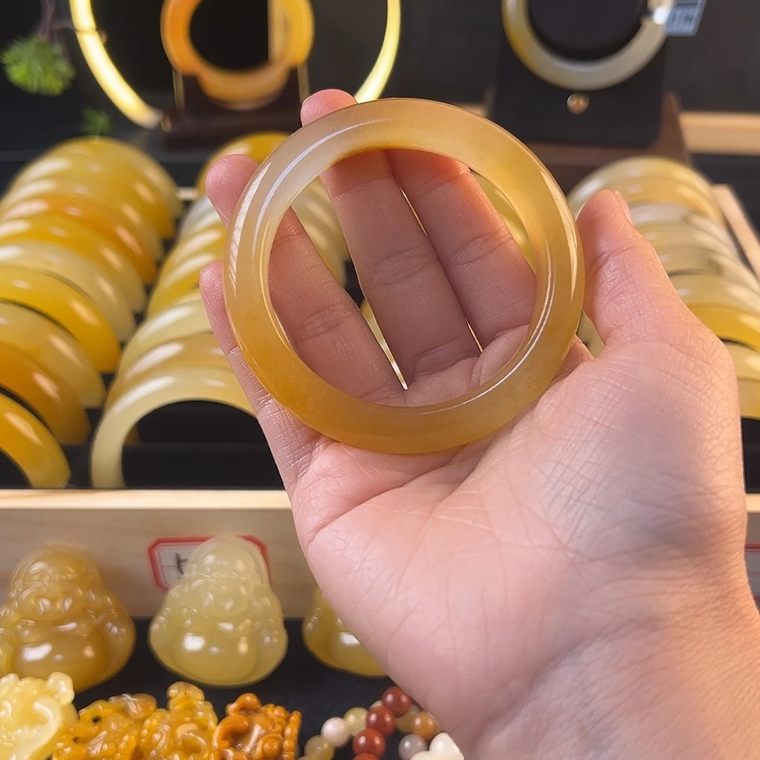 雾***风非金属鸡油黄54圈口08