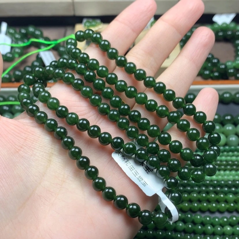 【闪购商品】和田玉（碧玉）颈饰未镶嵌御*6mm