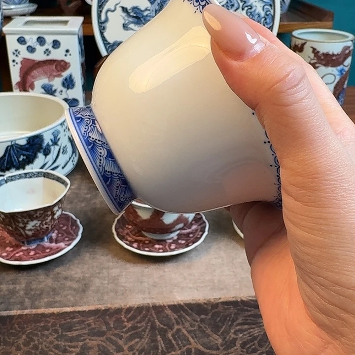 陶景德镇手工手绘哈哈哈哈