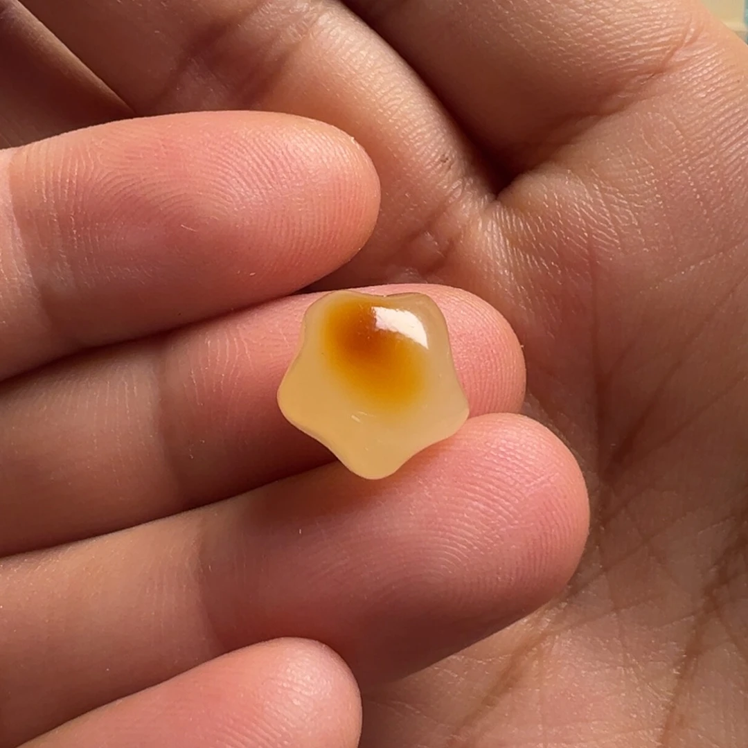 蜜蜡颈饰未镶嵌星星（打孔不退换）