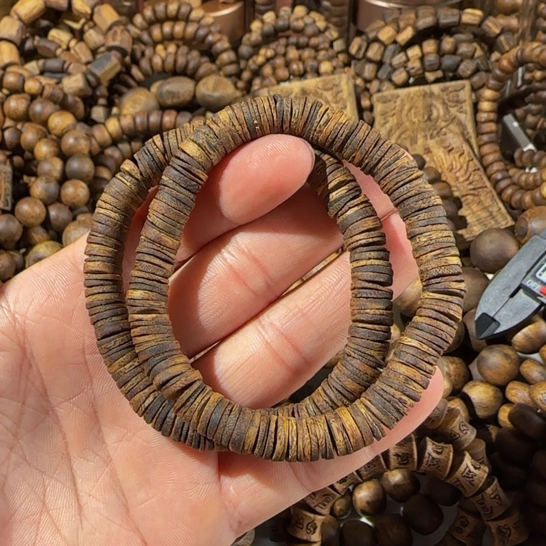 沉香沉香碎屑，陆河老料药片08mm8.9g多样性发一