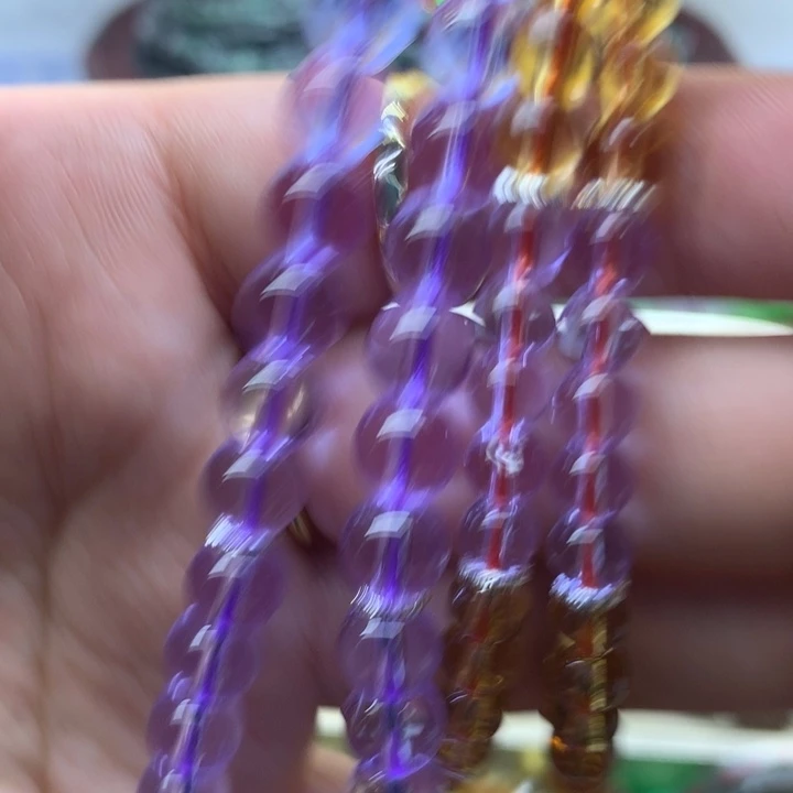 银S925镶嵌颈饰水晶吊坠