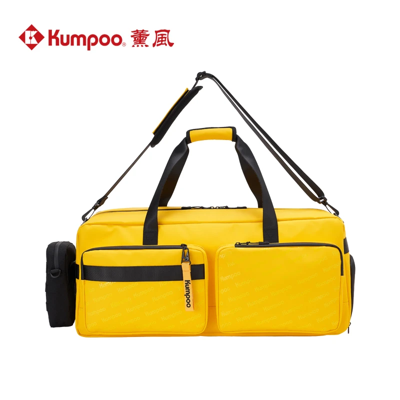 KUMPOO/薰风羽毛球包王小羽同款大容量多功能黑色单肩挎包KB-369