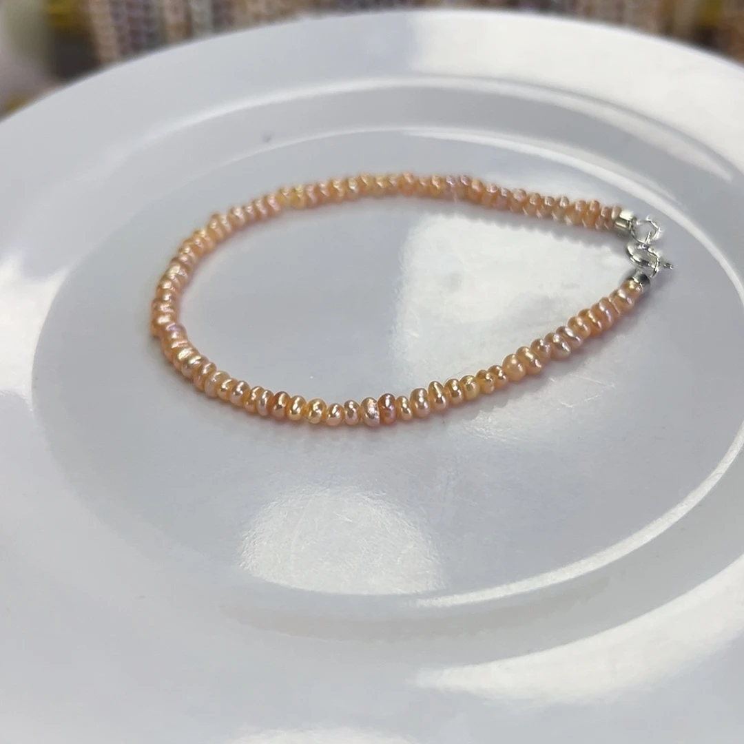 淡水珍珠手绳钛钢