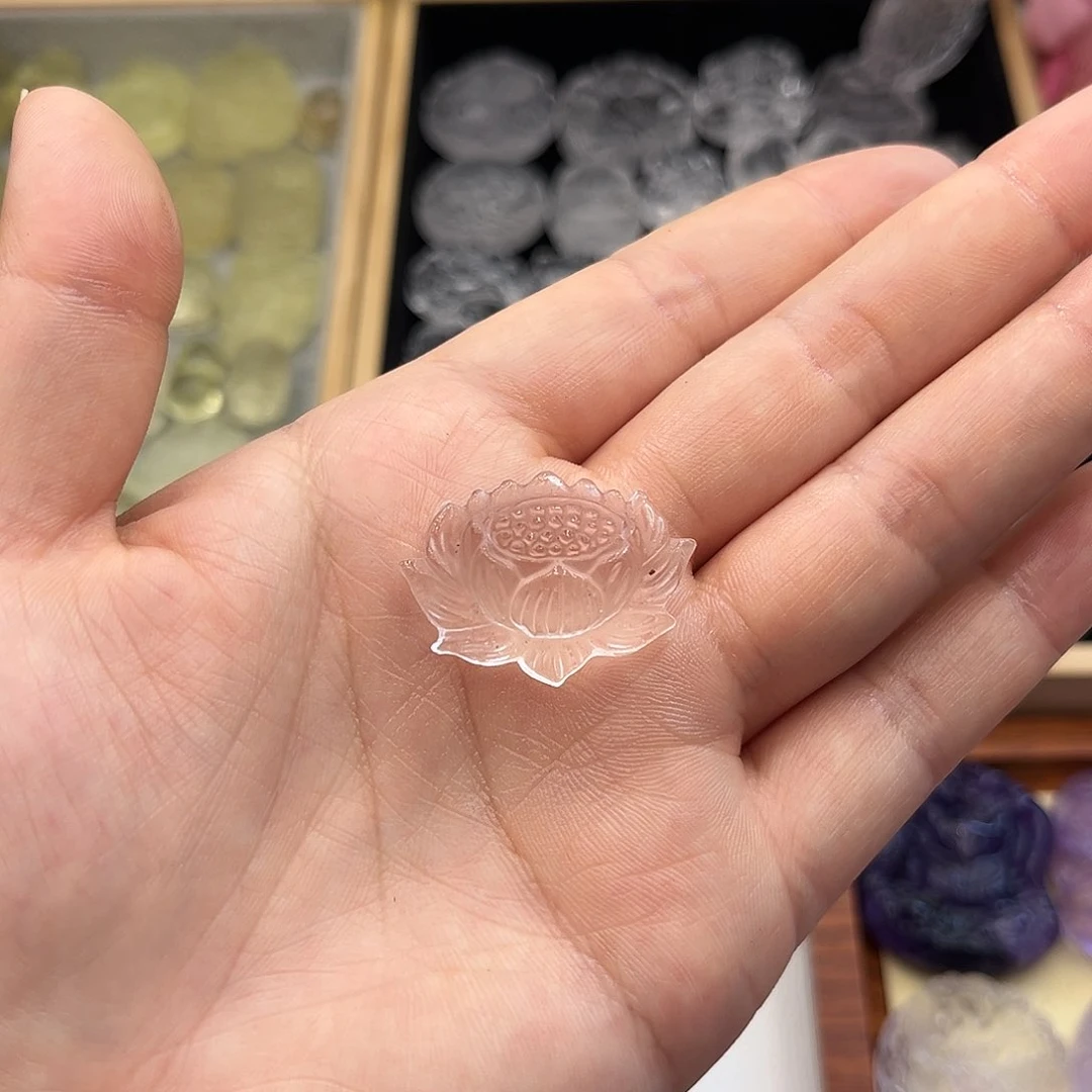 未镶嵌颈饰紫晶水****白水莲花73