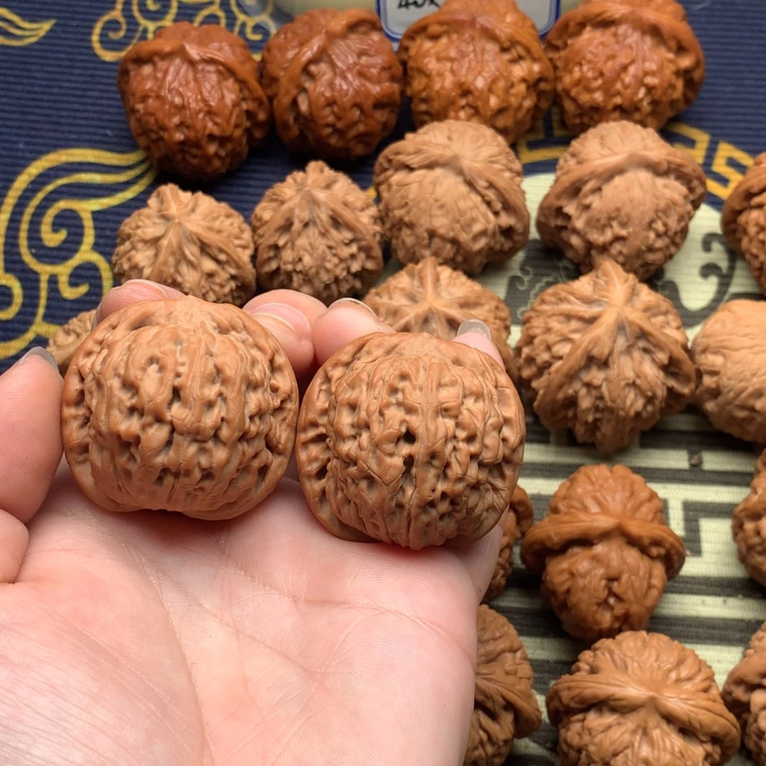 文玩核桃吊坠莲花37