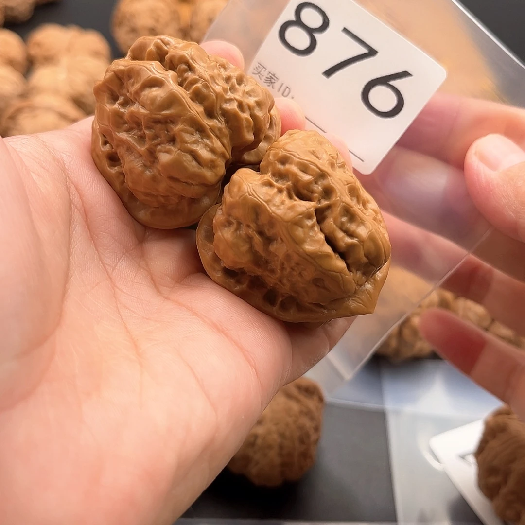 尘***枍把件文玩核桃蛙蛙精品39度43