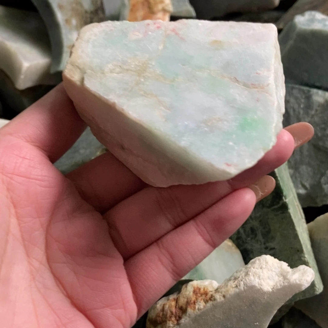 翡翠未镶嵌挂件天然翡翠