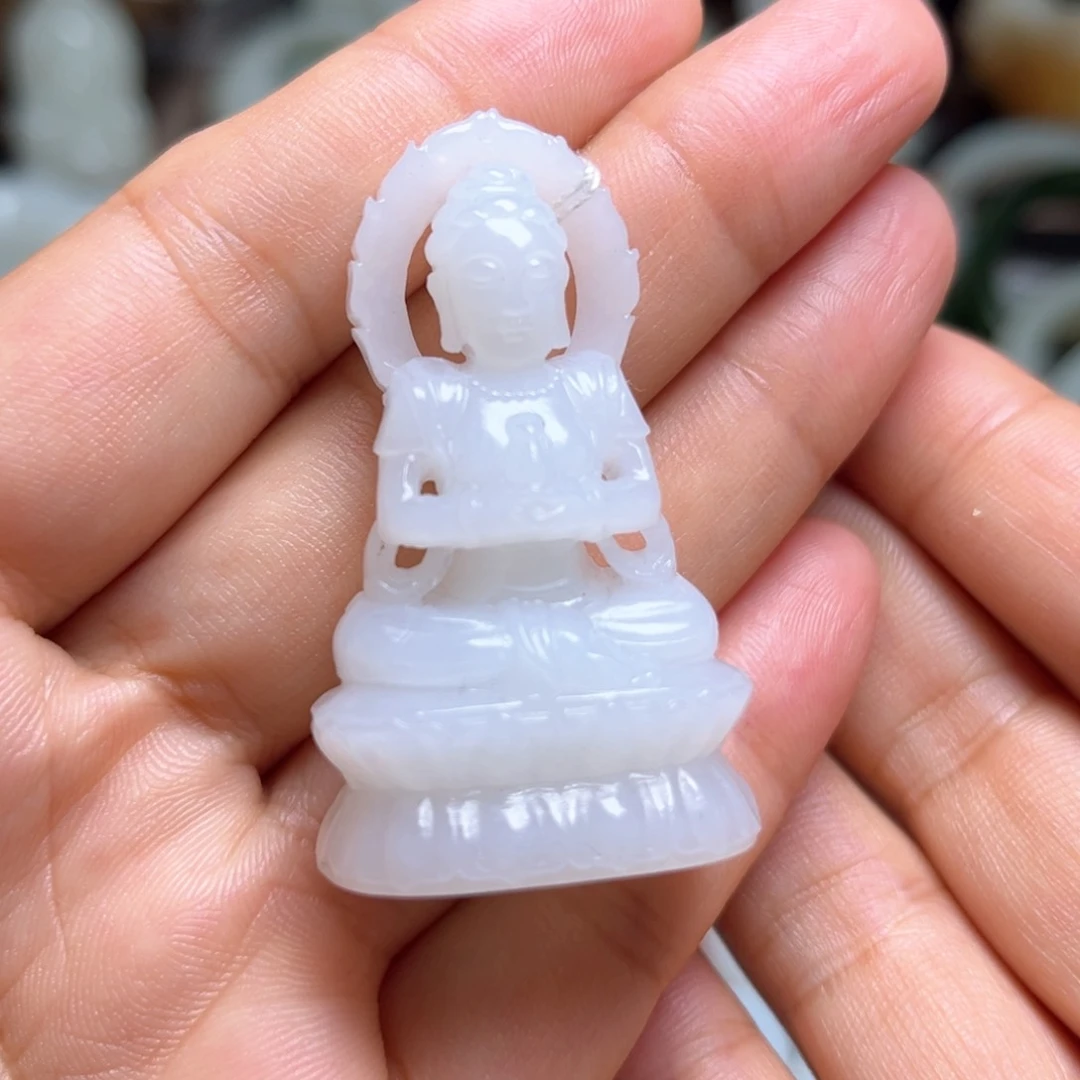 和田玉未镶嵌吊坠(不含链)