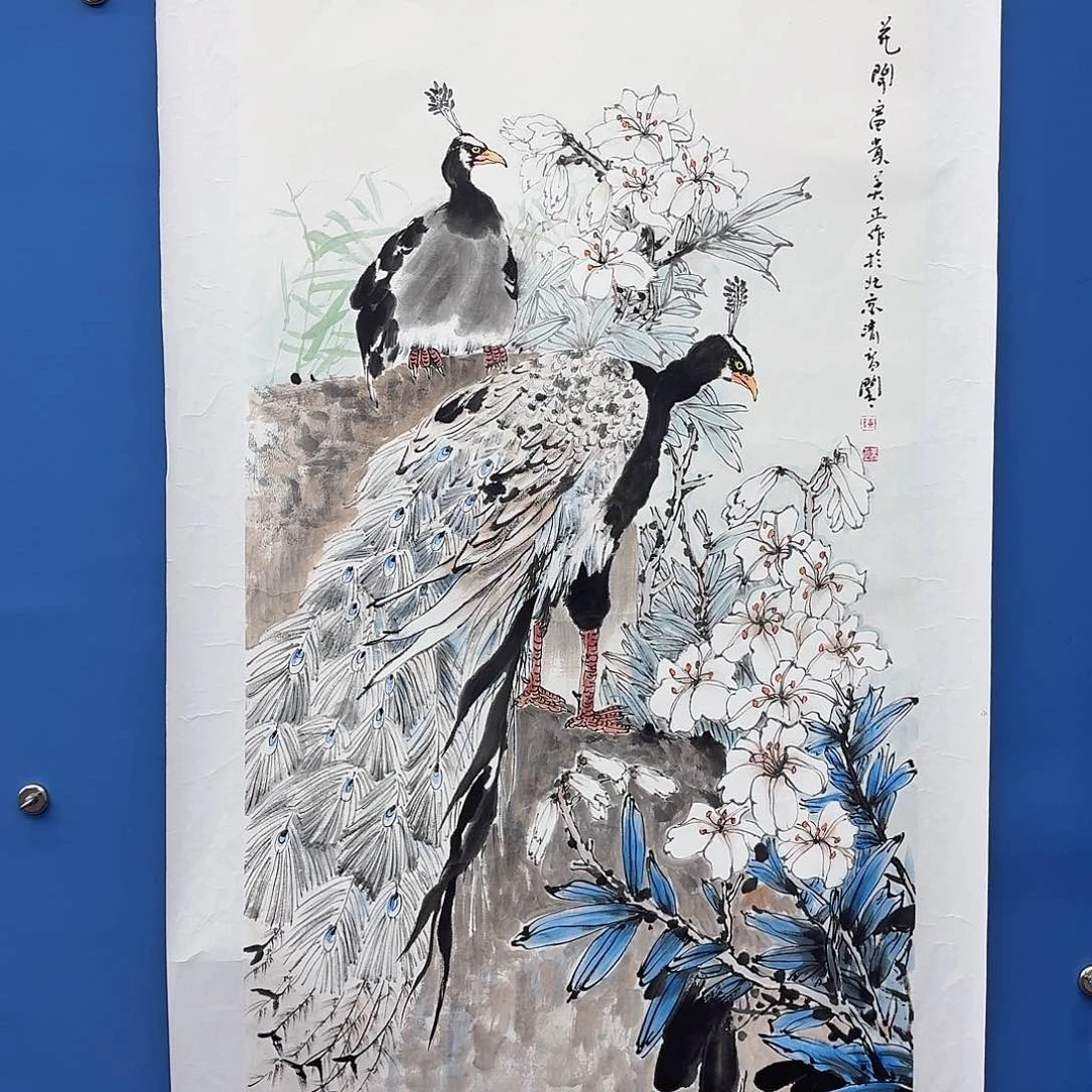 国画多次参加国内外国际