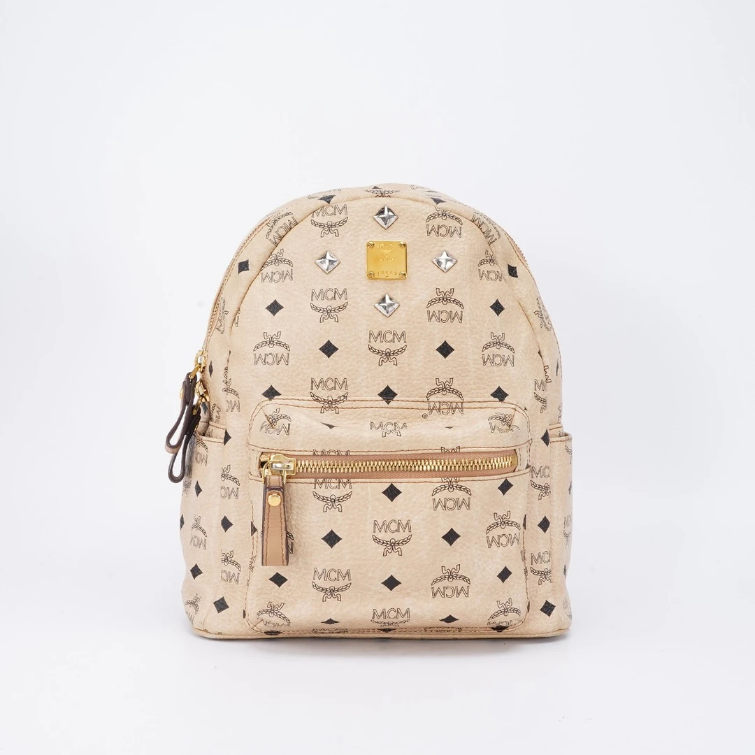95新 MCM MCM 双肩包小中号【白菜】BG22006604