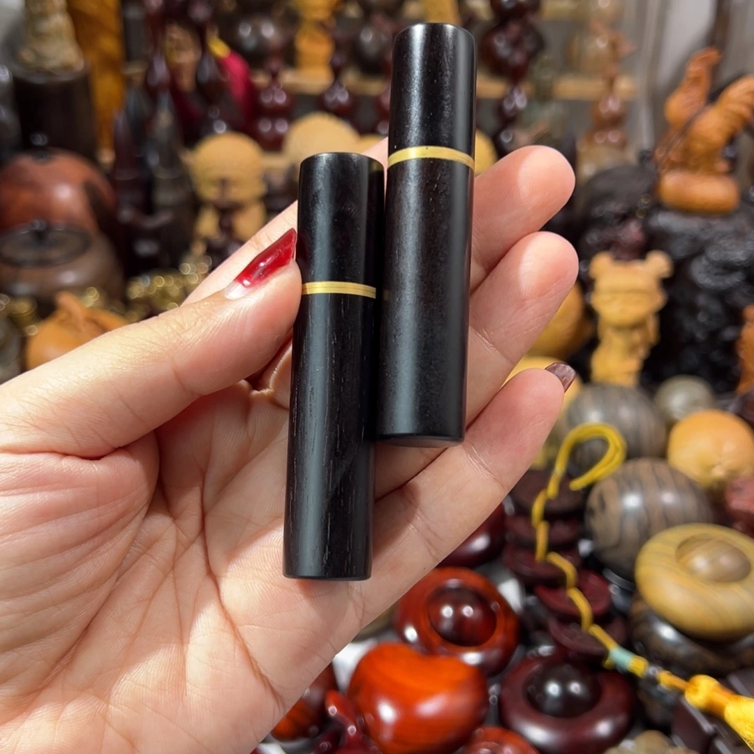 香榧木紫光檀牙签桶