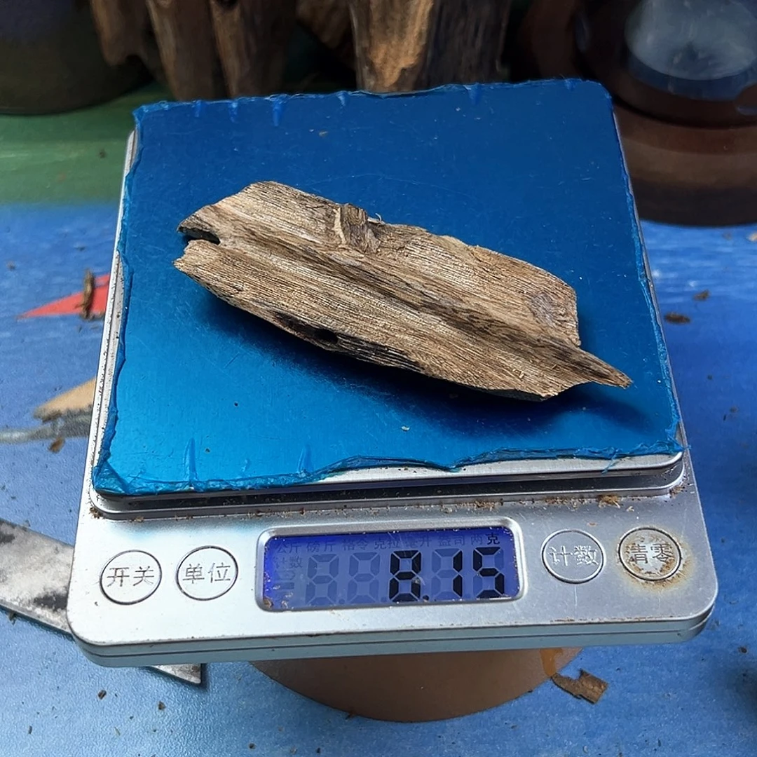 香料绿奇楠张勺子天然虫漏8克