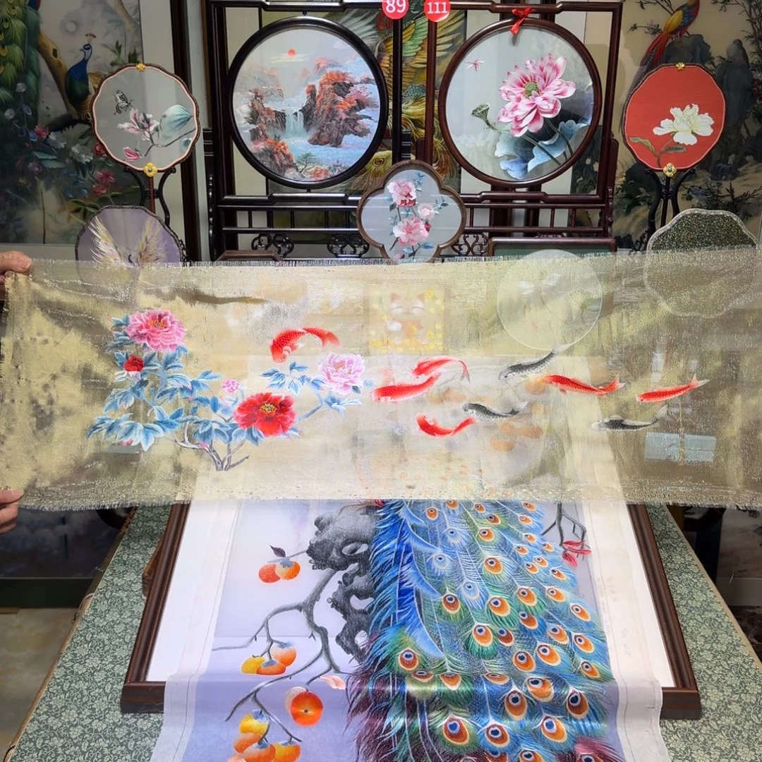 刺绣手工苏绣工艺制作技艺精湛