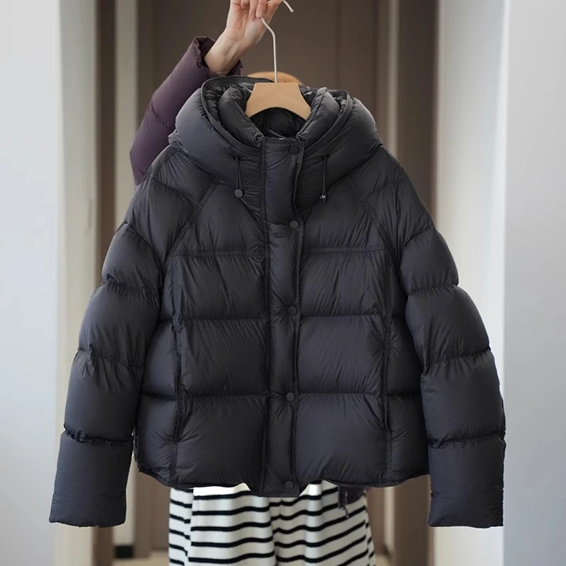 棉衣女款爆款2025新款棉服短款加厚秋冬季外套时尚连帽面包服棉袄