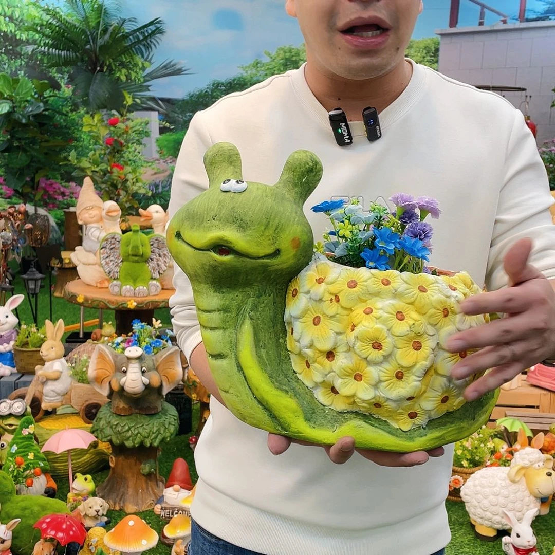 红陶花园庭院摆件