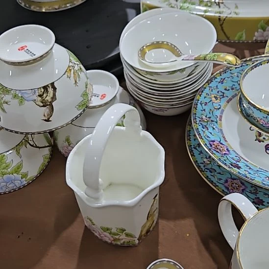 晴***霖瓷片微瑕4寸6个骨碟6个66666