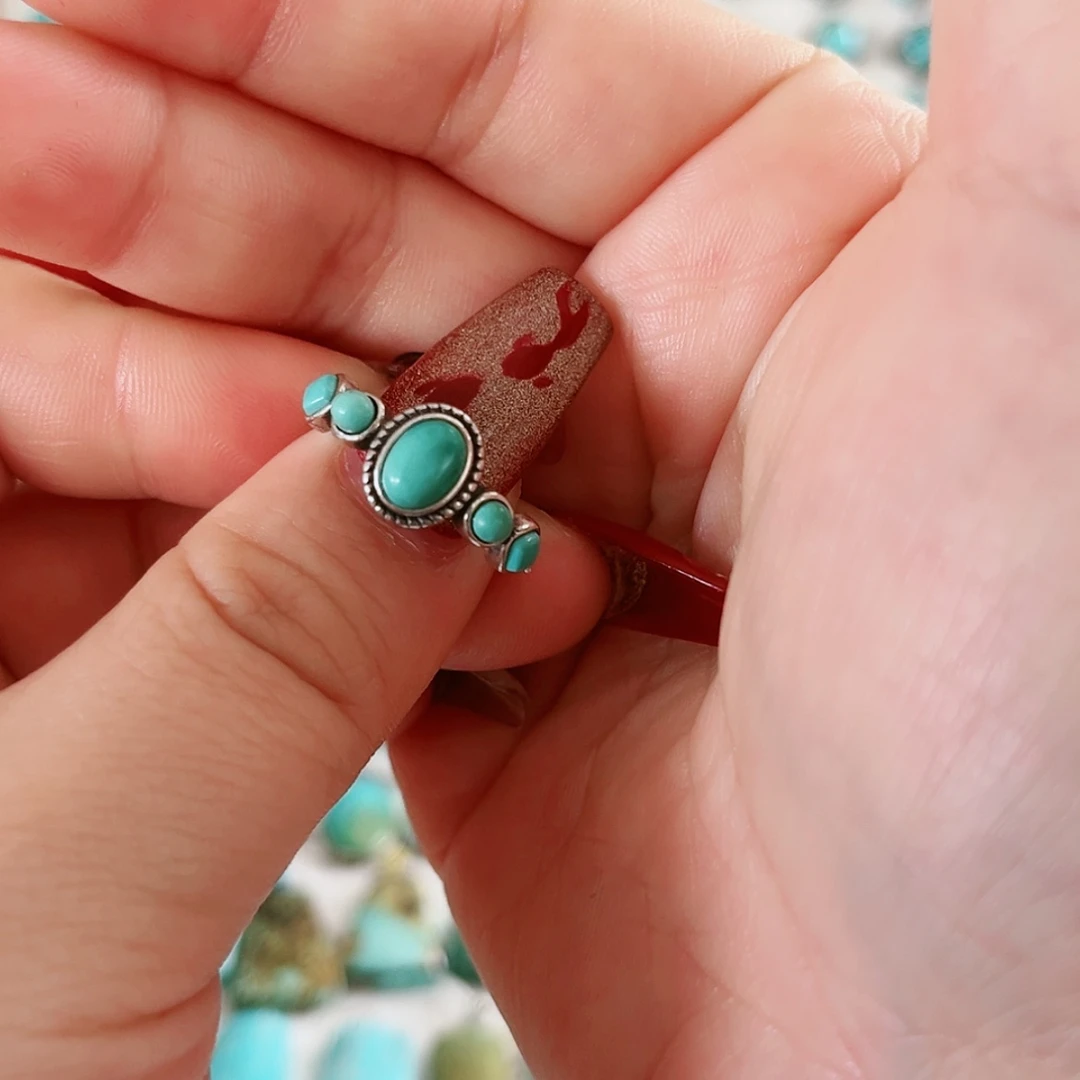 【闪购商品】绿松石珠宝半成品未镶嵌