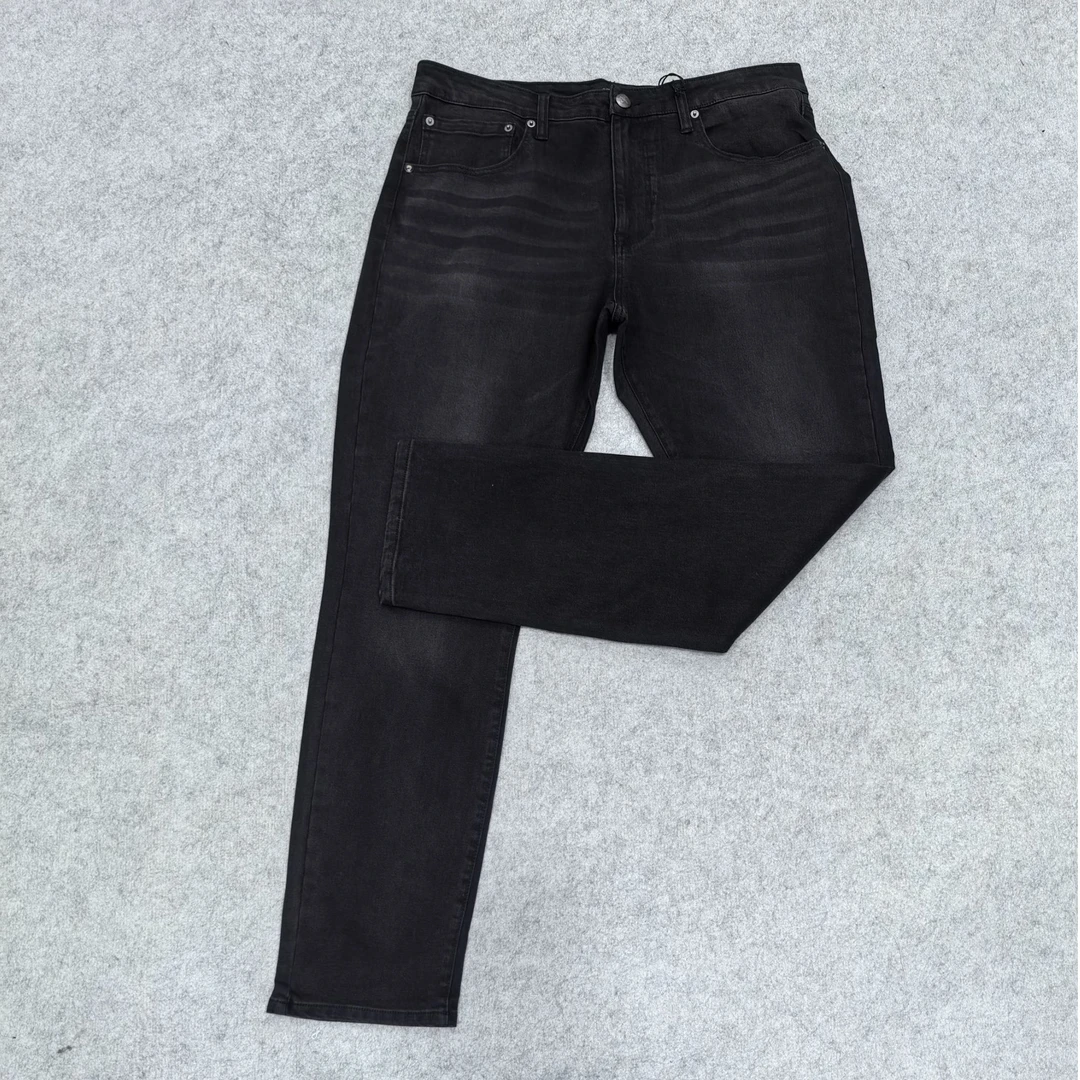 K05-40703-ED裤腿老虎印花时尚潮流牛仔裤