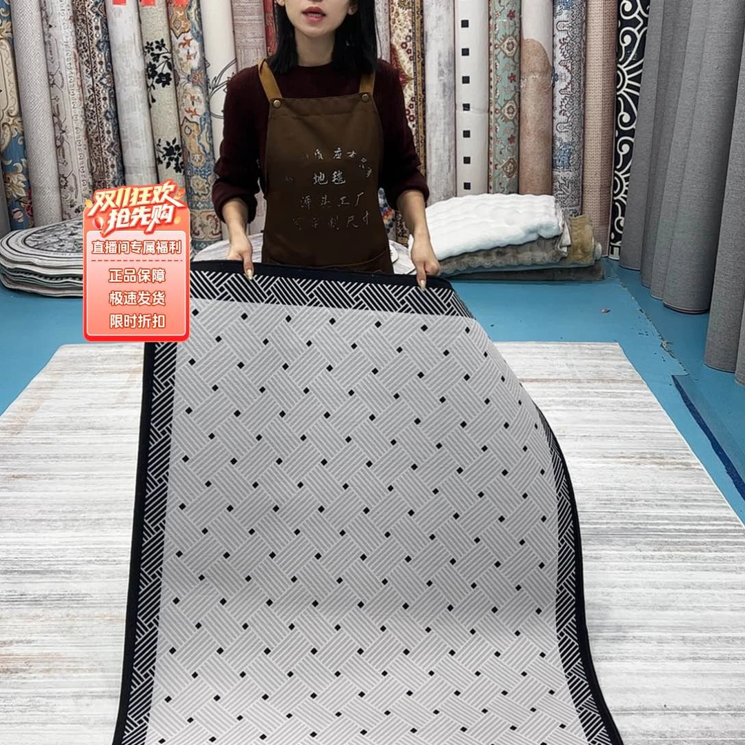 混纺100×160误差正负1-3厘米乳胶棉布底比利时绒微瑕