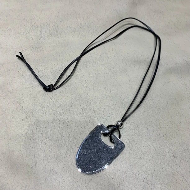 非金属皮质项链 （老三）韩版时尚项坠皮质纯手工饰品复古素款项链