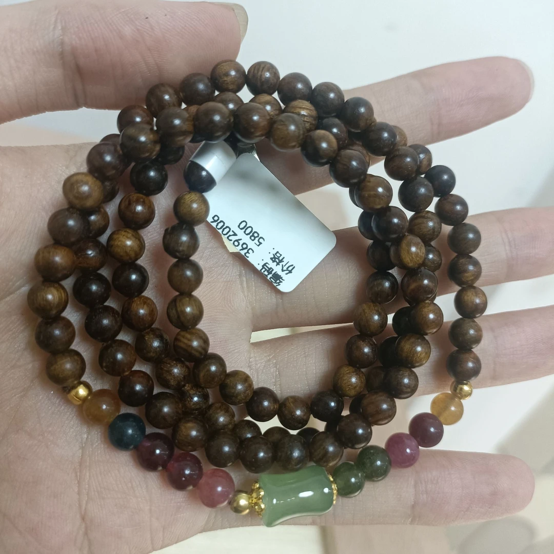 花梨多圈手串（无礼盒）