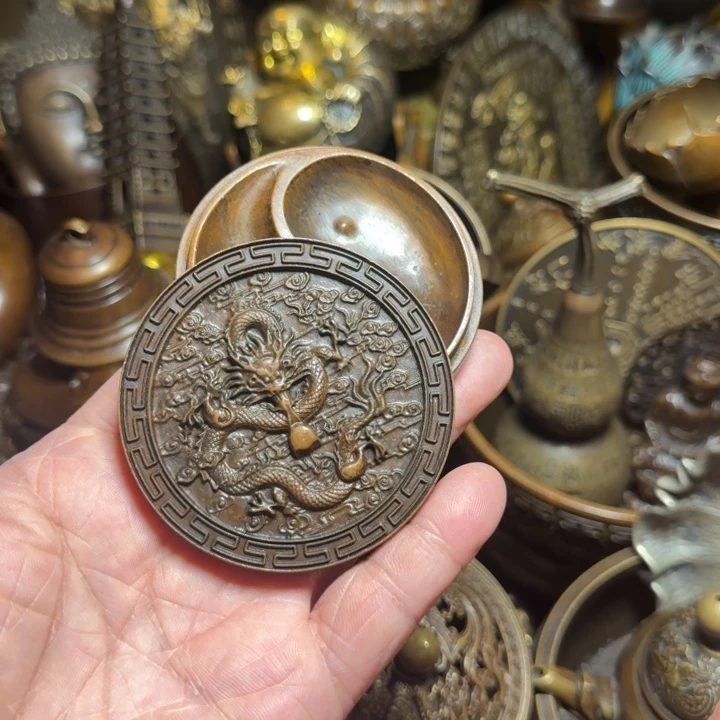 铜器摆件收收藏藏