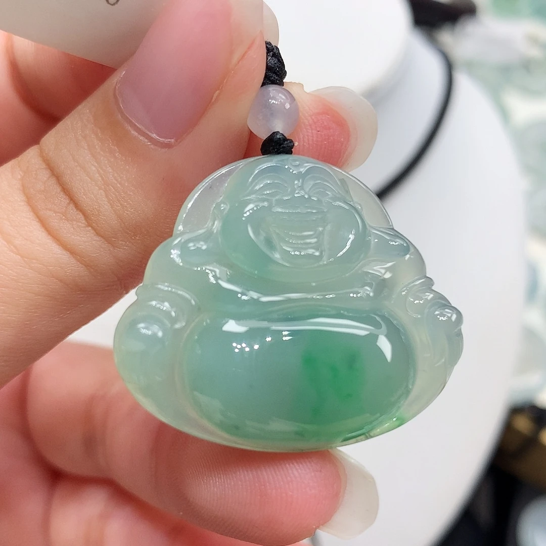 翡翠未镶嵌胸饰翡翠36，27/32/6