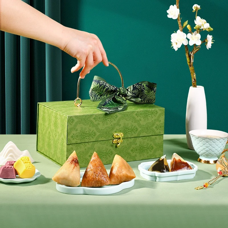 2025新款嘉兴肉粽子礼盒装水晶竹筒蛋黄鲜肉粽端午节送礼品旗舰店