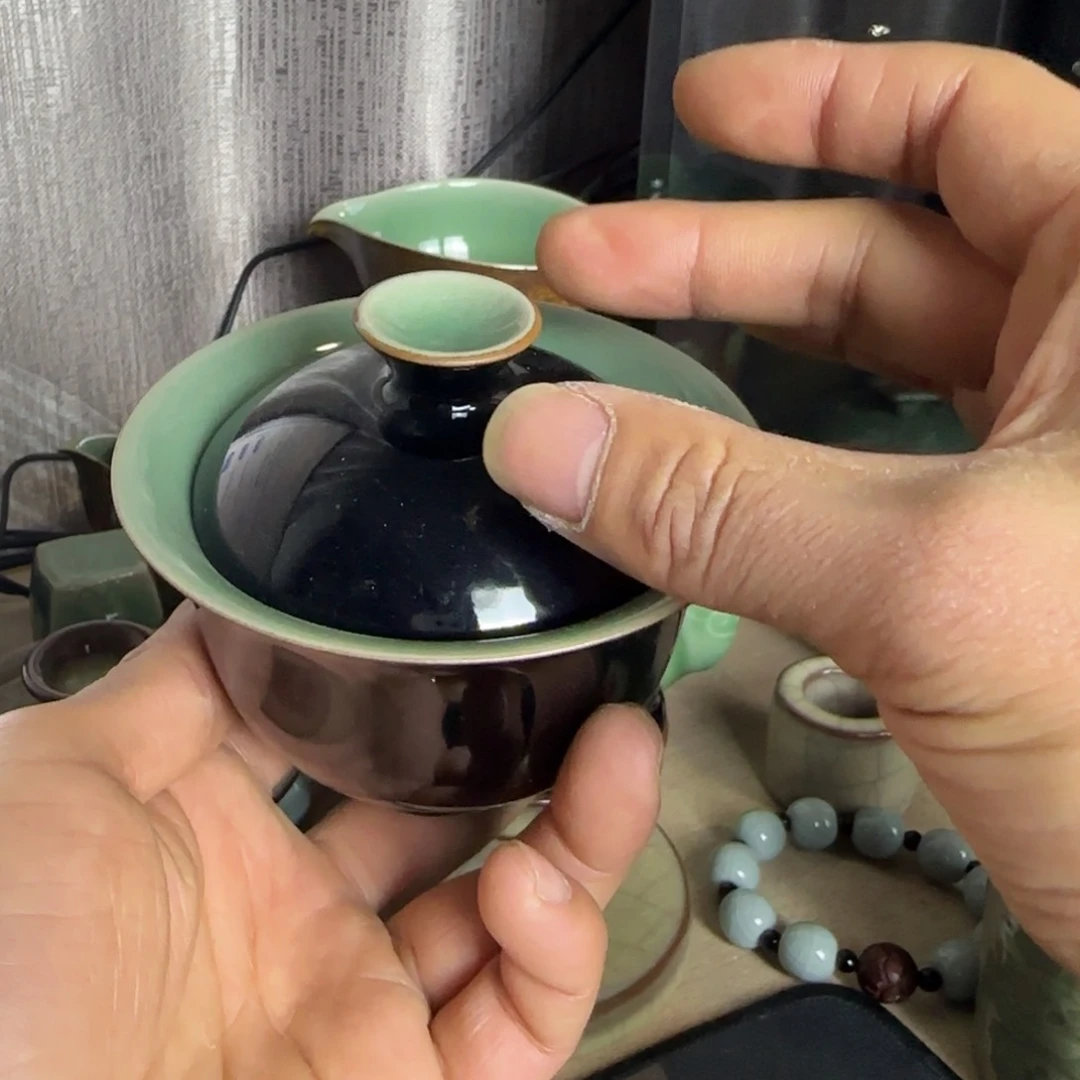 小金茶器青瓷茶具