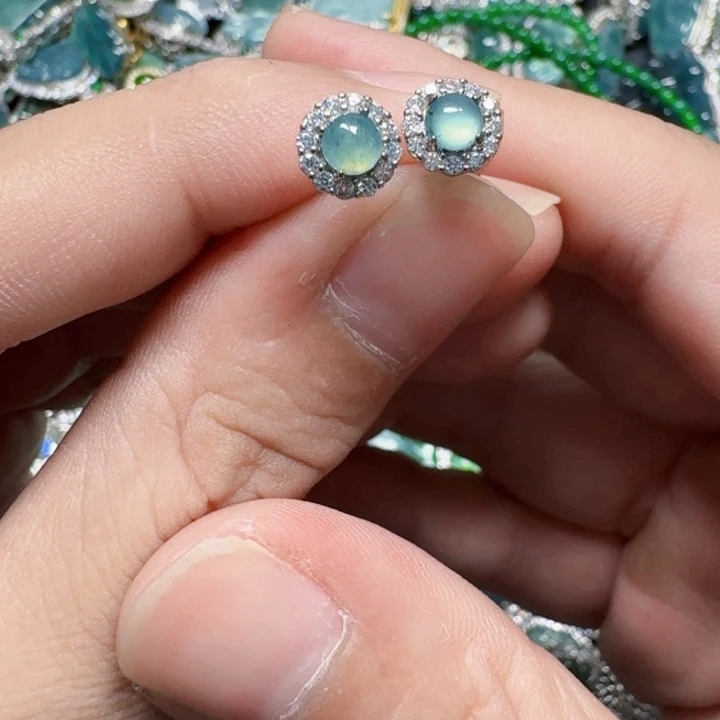 颈饰未镶嵌翡翠天然A货翡翠放漏