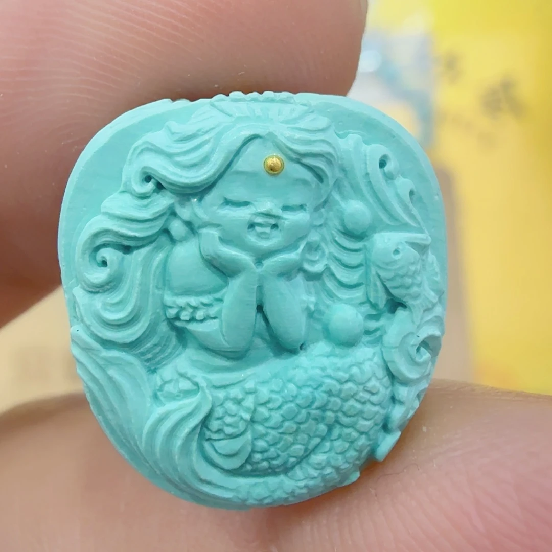 绿松石未镶嵌配饰