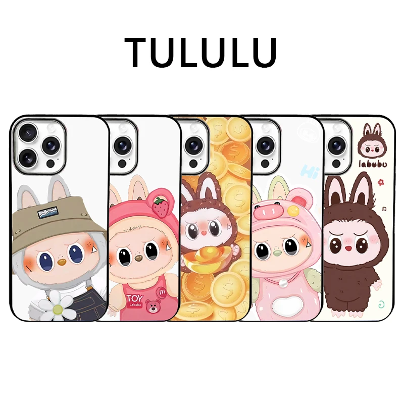 新款布布适用苹果手机壳亚克力iphone16小众黑框手机壳