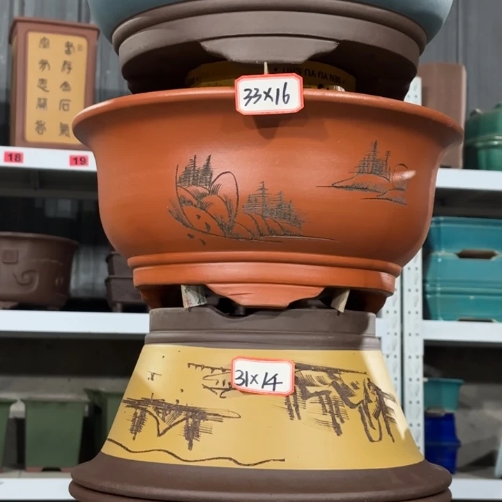 紫砂花盆         100-4上1下1