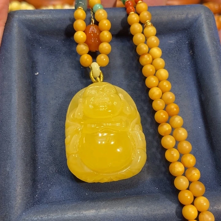 蜜蜡颈饰未镶嵌蜜蜡