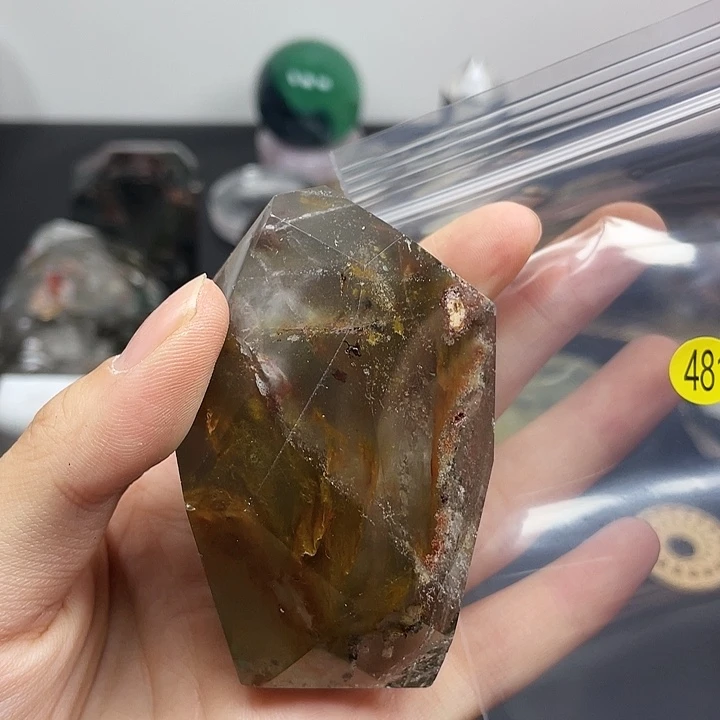 业***个未镶嵌水晶珠宝半成品481水晶石